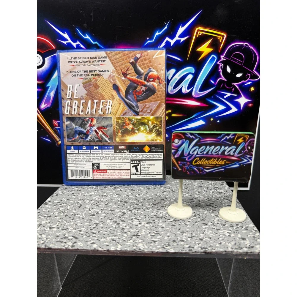 Marvel Spider-Man Game of the Year Edition Sony PlayStation 4 PS4 2019 CIB